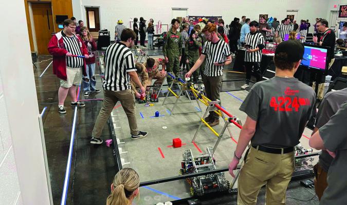 Bombers Robotics teams compete