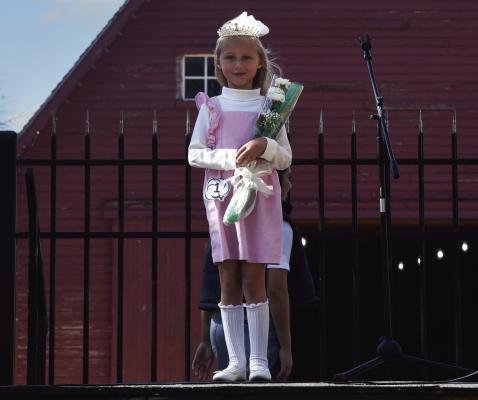 Raylee Ford was crowned Little Miss Cotton Boll at Frederick’s annual Cotton Festival held Nov. 4. Photos by Kathleen Guill | Press-Leader