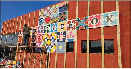 Oklahoma’s largest barn quilt going up in Frederick