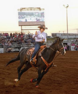 Tillman County’s Kennadi Wofford will be representing the Santa Rosa Rodeo as Rodeo Princess at this weekend’s Roundup for Jesus Rodeo hosted by Operation C.A.R.E. Kathleen Guill | Press-Leader